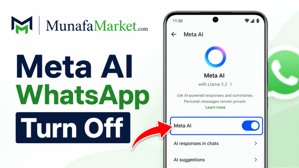 Meta AI whatsapp turn off