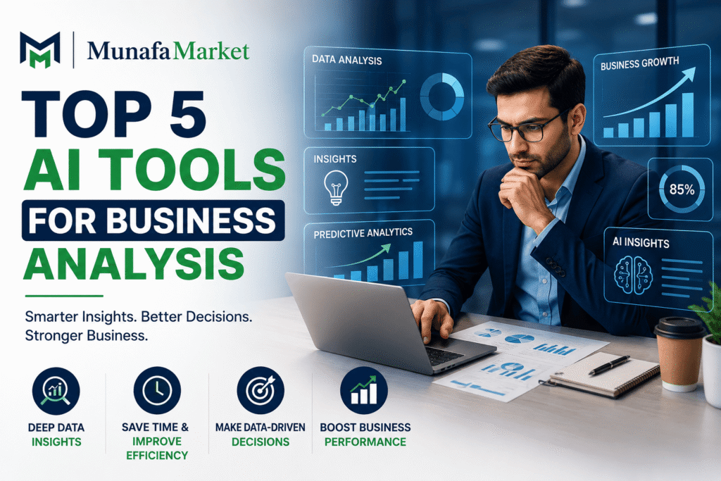 top 5 AI tools for business analysis
