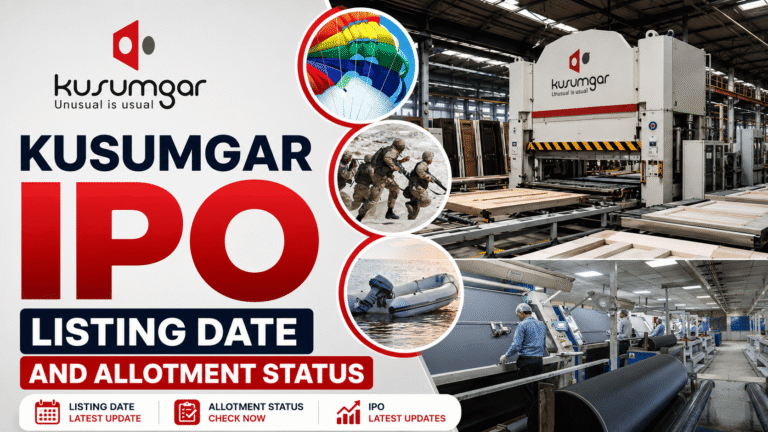 Kusumgar IPO Listing Date and Allotment Status