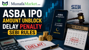 ASBA IPO Amount Unblock Delay Penalty SEBI Rules in hindi